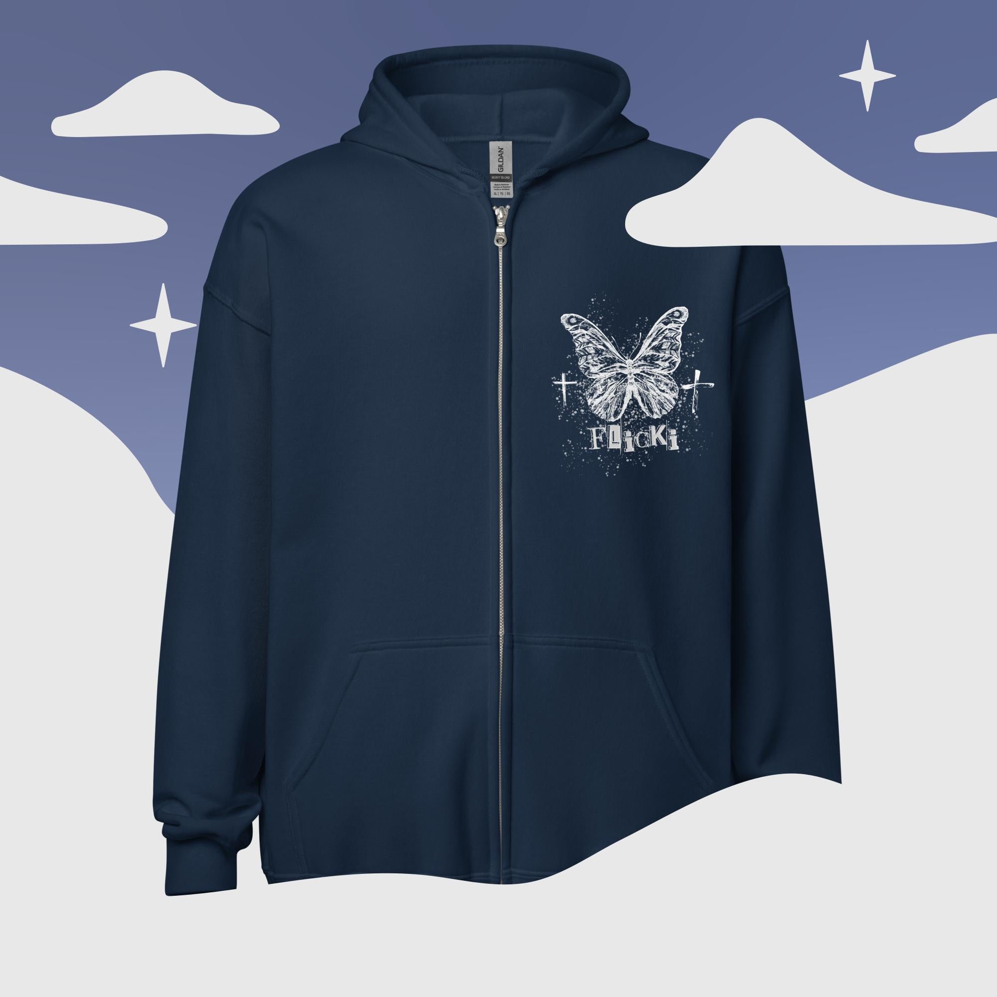 Hoodie shop with butterfly